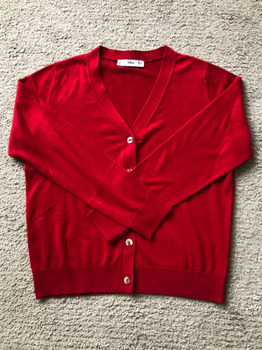 Mango  V- neck Cardigan Sweater.